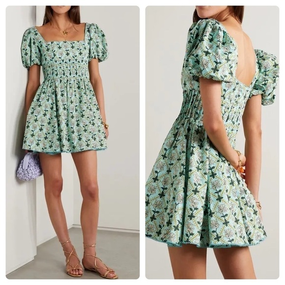 Agua by Agua Bendita Dresses & Skirts - Agua By Agua Bendita Caramelo Herbal Print dress